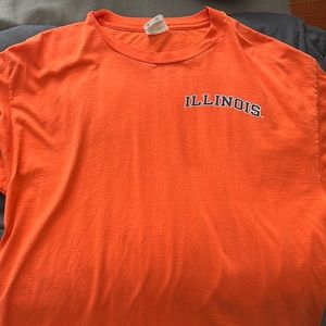 Orange University Of Illinois Shirt Men’s large